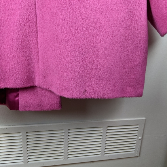 Max Mara Pink Alpaca Wool Teddy Coat - Picture 16 of 16